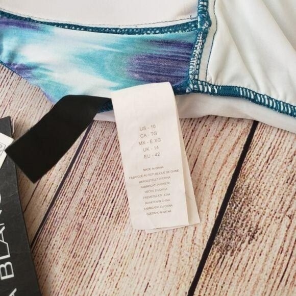 La Blanca New Wave Sweetheart Neckline Ruched Front Panel Swimsuit with Cups - Picture 9 of 9